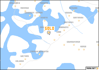 map of Golo