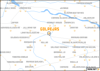 map of Golpejas