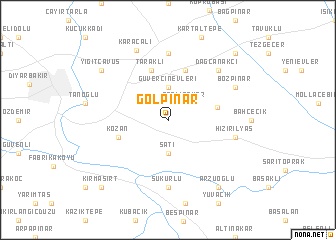 map of Gölpınar