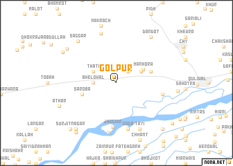 map of Golpur