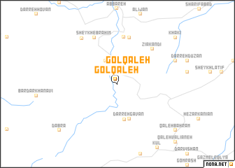 map of Gol Qal‘eh