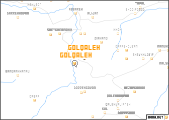 map of Gol Qal‘eh