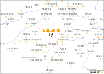 map of Gol Sarā