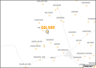 map of Golsar