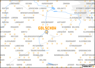 map of Golschow