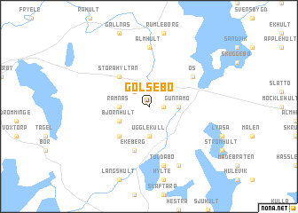 map of Gölsebo