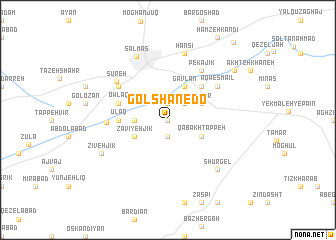 map of Golshān-e Do