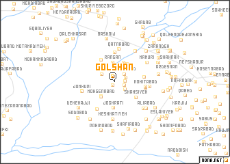 map of Golshan