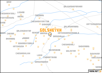 map of Gol Sheykh