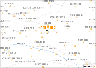 map of Golshīr