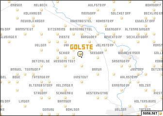 map of Golste