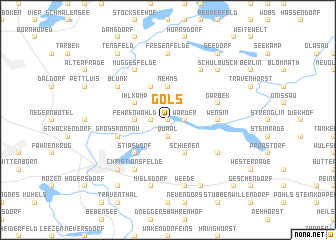 map of Göls