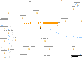 map of Gol Tappeh-ye Qūrmīsh