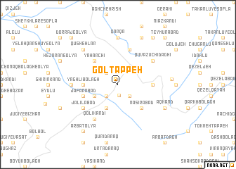 map of Gol Tappeh