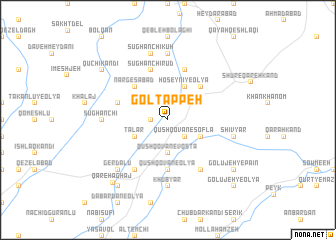 map of Gol Tappeh