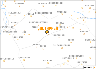 map of Gol Tappeh