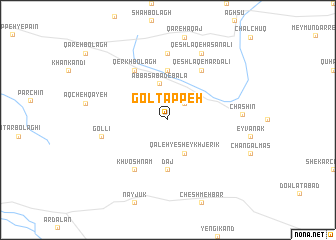 map of Gol Tappeh