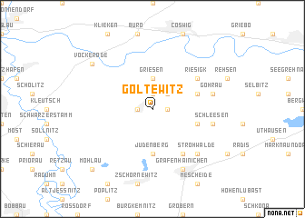 map of Goltewitz