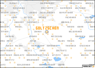 map of Göltzschen