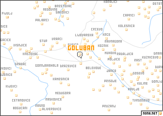 map of Goluban