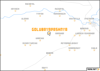 map of Golubaya Pashnya