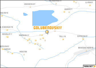 map of (( Golubenovskiy ))