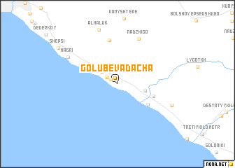 map of Golubeva Dacha