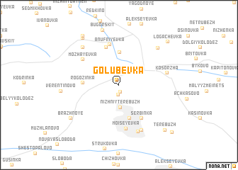 map of Golubëvka