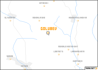 map of Golubev