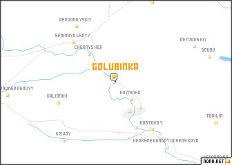map of Golubinka