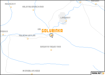 map of Golubinka