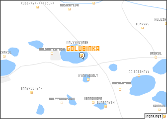 map of Golubinka