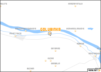 map of Golubinka