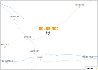 map of (( Golubinka ))