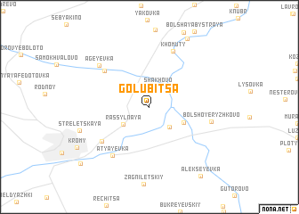 map of Golubitsa