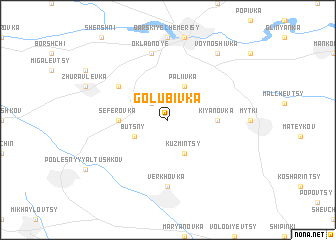 map of Golubivka