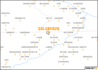 map of Golubkova