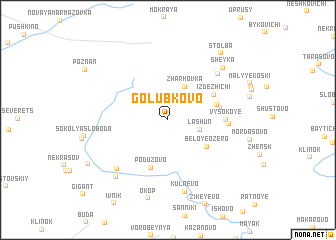 map of Golubkovo