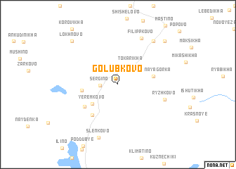 map of Golubkovo