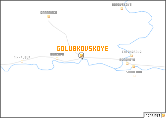 map of Golubkovskoye