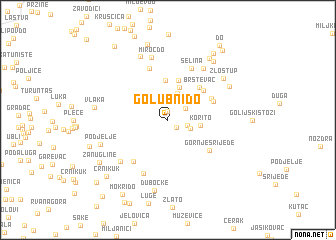 map of Golubni Do