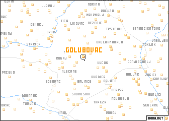 map of Golubovac