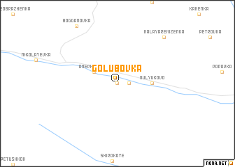 map of Golubovka