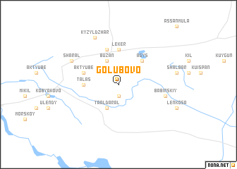 map of Golubovo