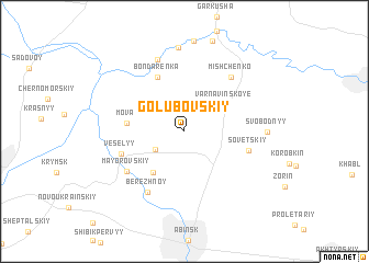 map of Golubovskiy