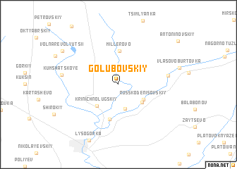 map of Golubovskiy