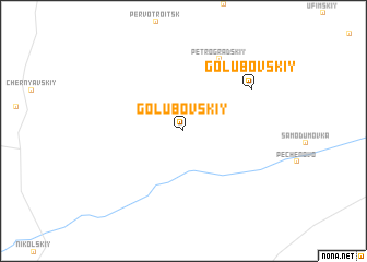 map of Golubovskiy