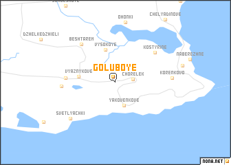 map of Goluboye