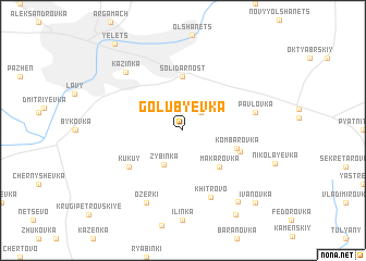 map of Golub\