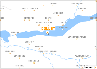 map of Goluby